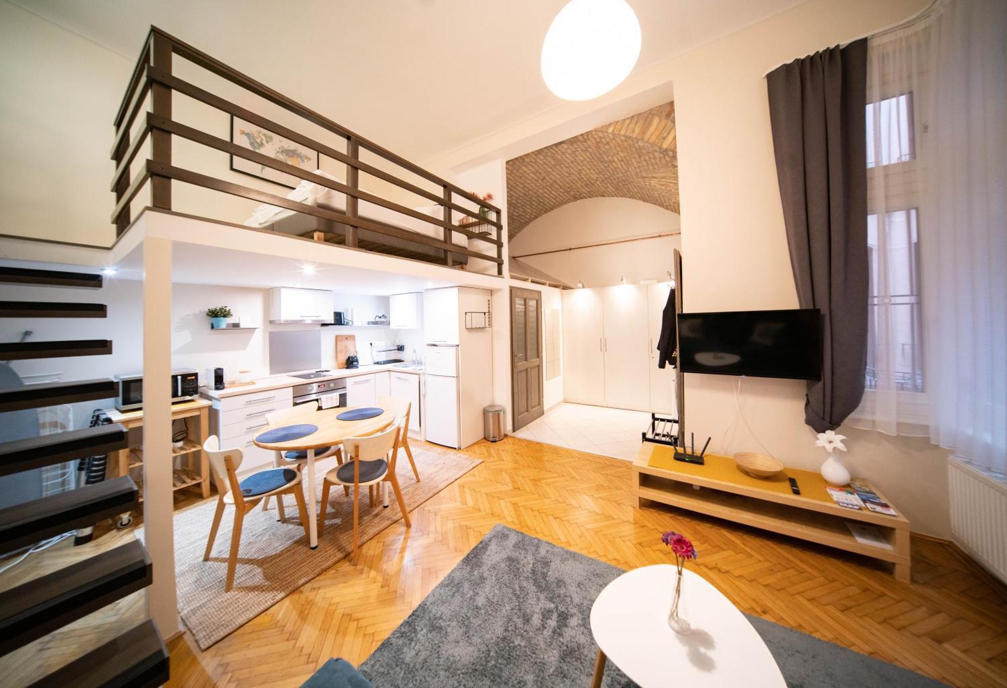 Free Parking Broadway - Ac, 2people, Fast Wifi, Smart Tv Apartmán Budapešť